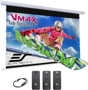 120-Inch Tab Tension Electric Projector Screen