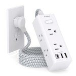 Surge Protector Power Strip with USB Ports