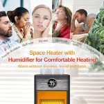 3-in-1 Space Heater with Humidifier and Motion Sensor