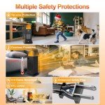 3-in-1 Space Heater with Humidifier and Motion Sensor