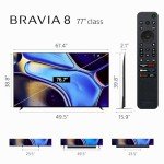 Sony 77" 4K OLED Smart TV for Gaming