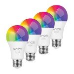 Wyze Color Smart Bulb - WiFi RGB, 4-Pack