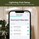 Wyze Color Smart Bulb - WiFi RGB, 4-Pack