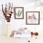 Floating Picture Frames Set of 3 - Oak Wood