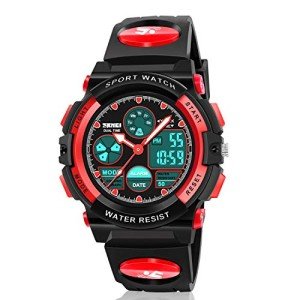 ATIMO Kids Waterproof Sport Watch with LED & Alarm