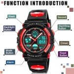ATIMO Kids Waterproof Sport Watch with LED & Alarm