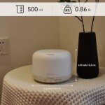 ASAKUKI 500ml Essential Oil Diffuser with Remote