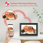 10.1" WiFi Digital Picture Frame with 32GB Memory