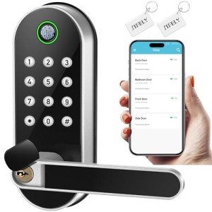 Fingerprint Smart Door Lock with Codes and Keyless Entry