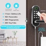 Fingerprint Smart Door Lock with Codes and Keyless Entry