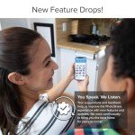 Smart 14” WiFi Digital Photo Frame - Black Wood