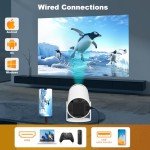 HY300 PRO Mini Projector with 4K and Wireless