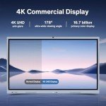 65" Interactive Smart Board with 4K Touchscreen