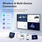65" Interactive Smart Board with 4K Touchscreen