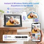 MaxAngel 10.1-Inch WiFi Digital Photo Frame