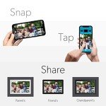 Smart WiFi Digital Picture Frame - 8" Touchscreen