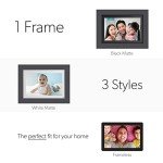 Smart WiFi Digital Picture Frame - 8" Touchscreen