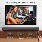 Passau 35-Inch Bluetooth Sound Bar for TVs