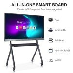 EUNIVON 55'' 4K Interactive Whiteboard for Business