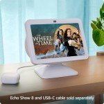 Echo Show 8 Adjustable Stand with USB-C Charger