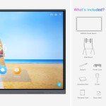 55" 4K UHD Interactive Smart Whiteboard Hub