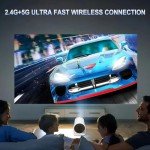 Compact 4K Projector with Android & WiFi 6