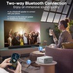 WiFi & Bluetooth Mini Projector for Home Use