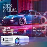 WiFi & Bluetooth Mini Projector for Home Use