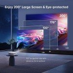 WiFi & Bluetooth Mini Projector for Home Use