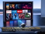 GooDee 4K Smart Projector with 5G WIFI & Bluetooth
