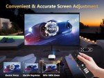 GooDee 4K Smart Projector with 5G WIFI & Bluetooth