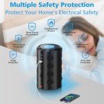 16-Outlet Surge Protector with USB Ports