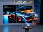 GooDee 4K Smart Projector with 5G WIFI & Bluetooth