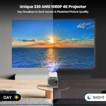 4K WiFi Mini Projector with Built-in Streaming