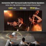 4K WiFi Mini Projector with Built-in Streaming