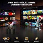4K WiFi Mini Projector with Built-in Streaming