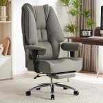 Big and Tall Ergonomic Office Chair with Footrest