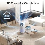 MOOKA H13 HEPA Air Purifier for Large Rooms