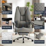 Big and Tall Ergonomic Office Chair with Footrest