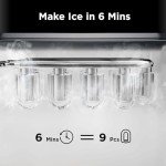 Quick-Serve Countertop Ice Maker for Home & Office
