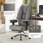 Big and Tall Ergonomic Office Chair with Footrest