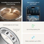 Oura Ring 4 - Silver - Size 6 - Smart Tracker