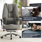 Big and Tall Ergonomic Office Chair with Footrest