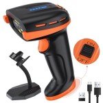 Tera Pro Bluetooth Barcode Scanner with Stand