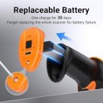 Tera Pro Bluetooth Barcode Scanner with Stand