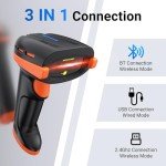 Tera Pro Bluetooth Barcode Scanner with Stand
