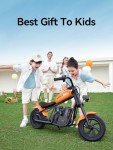 Electric Motorcycle for Kids with Lights & Music