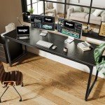 70" Huuger Office & Gaming Desk with Storage