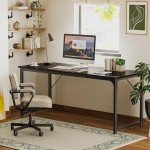 70" Huuger Office & Gaming Desk with Storage
