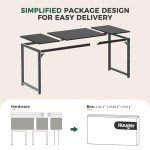 70" Huuger Office & Gaming Desk with Storage